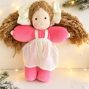 Brand new handmade waldorf christmas candy doll, christmas gift, Limassol — Limassol - Agia Zoni