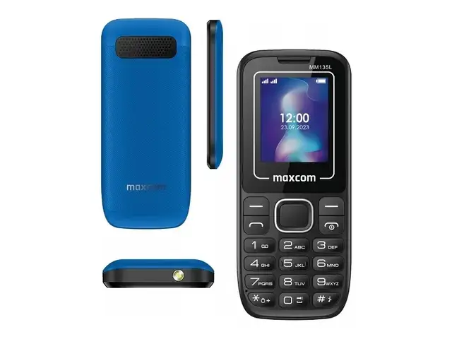 Maxcom mobile phone mm 135 l dual sim w/ usb-c charging cable & manuals - boxed, Επαρχία Πάφου — Paphos - Άγιος Θεόδωρος