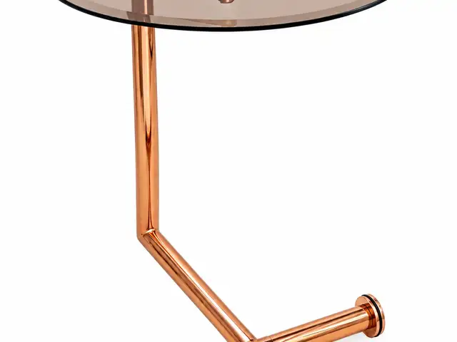 Smoked glass & rose gold side table, Επαρχία Αμμοχώστου — Αγία Τριάδα