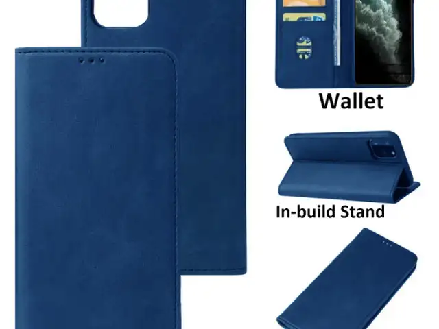 Flip case magnetic wallet xiaomi redmi note 12 4g blue, Limassol — Agios Athanasios