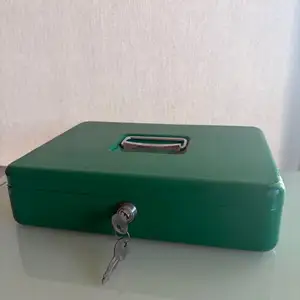 Vintage green metal brabantia cash box -geldkistje- w/chrome handle+locker w/key, Επαρχία Πάφου — Paphos - Άγιος Θεόδωρος