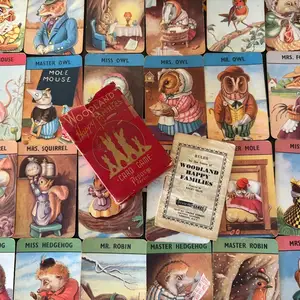 Vintage 1950s woodland happy families collectors card game-pepys series- england, Επαρχία Πάφου — Paphos - Άγιος Θεόδωρος