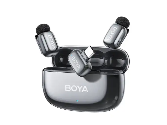 Boya mic mini 2 type c space gray 4ghz 2mic wireless ai anc w charging, Nicosia — Lakatameia - Agia Paraskevi