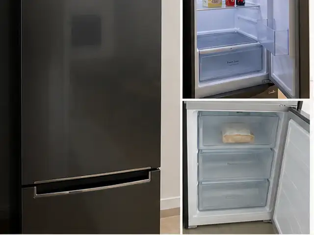 Lg smart inverter refrigerator with bottom freezer in excellent condition., Επαρχία Λεμεσού — Άγιος Τύχων