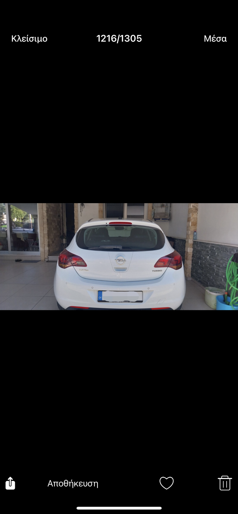 2011 Opel, Vauxhall Astra 1,6L 2011 Cyprus