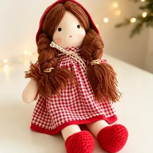 Brand new handmade waldorf wool doll - little red riding hood, christmas gift, Limassol — Limassol - Agia Zoni