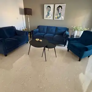 Blue sofa set three seater, two seater & armchair, Επαρχία Λεμεσού — Λεμεσός - Μέσα Γειτονιά