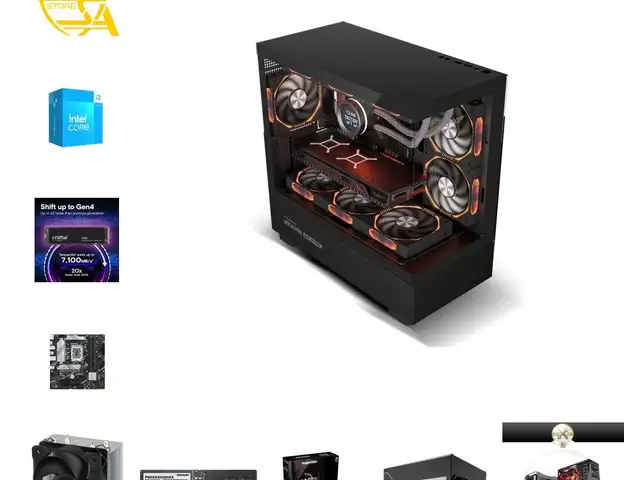 Custom 1080p gaming pc intel core i3 14100f radeon rx 9060 xt 16gb ddr, Επαρχία Λευκωσίας — Λακατάμεια - Αγία Παρασκευή