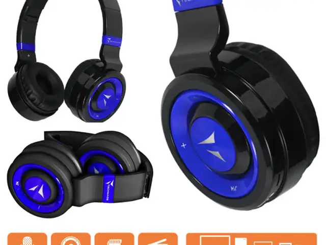 Headphone techmade tm-046 wireless blue, Επαρχία Λεμεσού — Άγιος Αθανάσιος