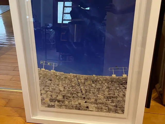 Framed kourion photograph / art print, Nicosia — Aglantzia