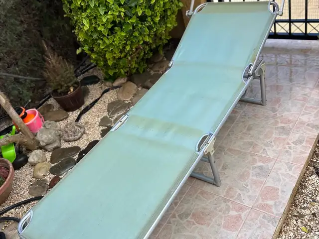 Sunbed with shadow, Paphos — Paphos - Kato Paphos