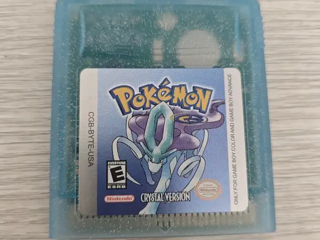 Pokemon crystal version game πόκεμον edition pokémon game boy advance sp colo, Larnaca — Aradippou - Agios Fanourios