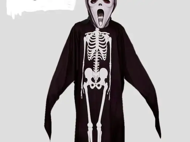 Halloween scream ghost face & skeleton costume set with toy scythe, Επαρχία Λευκωσίας — Άγιοι Ομολογητές
