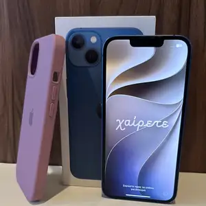 Iphone 13 | 128gb | blue | 97 battery | original box, cable & case | like new, Επαρχία Λεμεσού — Ερήμη