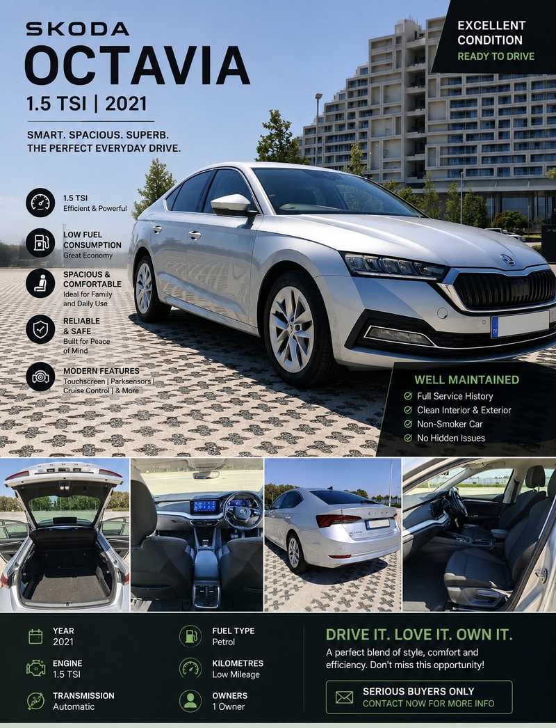 2021 Skoda Octavia 1,5L 2021 Cyprus