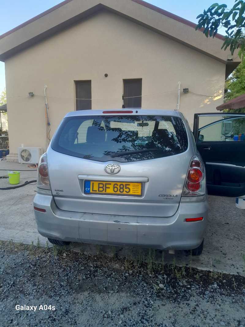 2007 Toyota Verso 1,6L 2007 Cyprus