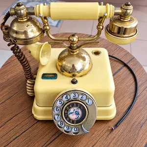 Vintage french style rotary telephone-made in singapore-1970s/80s, Nicosia — Lakatameia - Agia Paraskevi