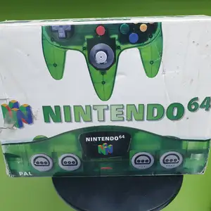 Nintendo 64 jungle green console fully complete in box ultra rare pal, Nicosia — Agioi Omologites