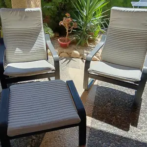 2 armchairs and 1 footstool ikea poang, Paphos — Tala