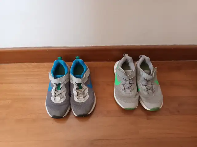 5 pairs of kids running shoes and 1 pair of winter boots in size 30 till 33, Paphos — Empa