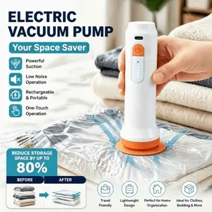 Ηλεκτρική τρόμπα hotu & 6 σακούλες - hotu usb electric pump & 6pcs vacuum bags, Nicosia — Strovolos - Acropolis