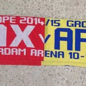 Ajax APOEL / ΑΠΟΕΛ. Champions League 2014-2015. Group F. Away match. Knitted., Επαρχία Λευκωσίας — Λευκωσία - Φανερωμένη