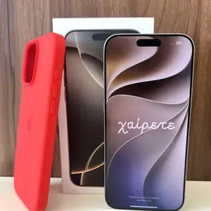 Iphone 16 pro max | 256gb | natural titanium | 88 battery | box, cable & case, Limassol — Erimi