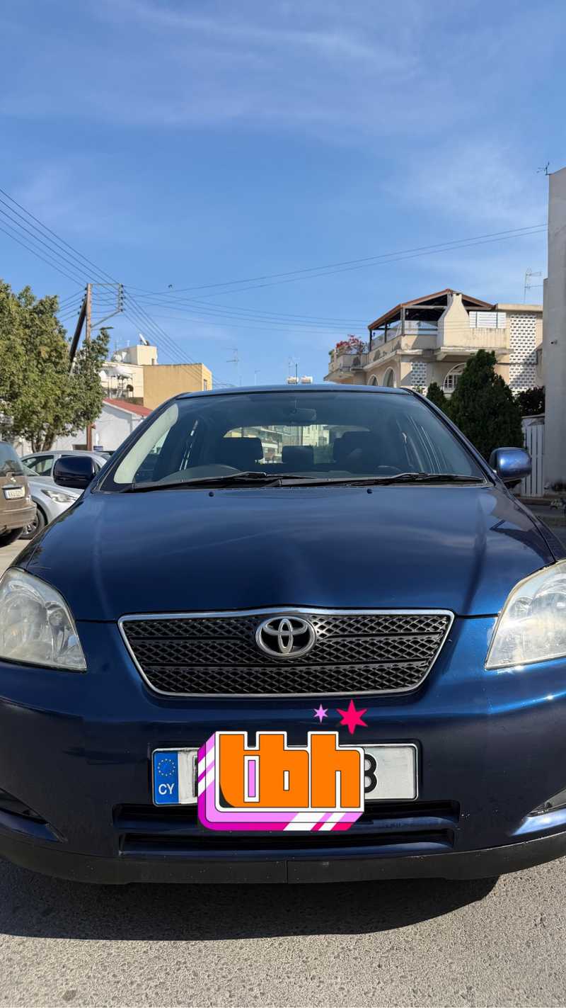 2004 Toyota Corolla 1,6L 2004 Cyprus
