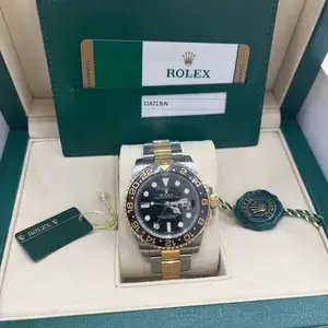 ROLEX GMT-MASTER II 116713LN | TWO-TONE 18K GOLD | BLACK DIAL | FULL SET, Επαρχία Λεμεσού — Άγιος Τύχων Τουριστική Περιοχή