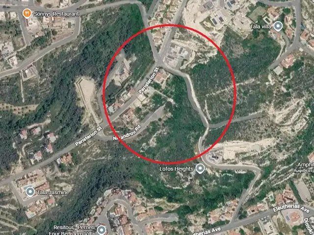 Residential Plot 879 m², Paphos — Tala