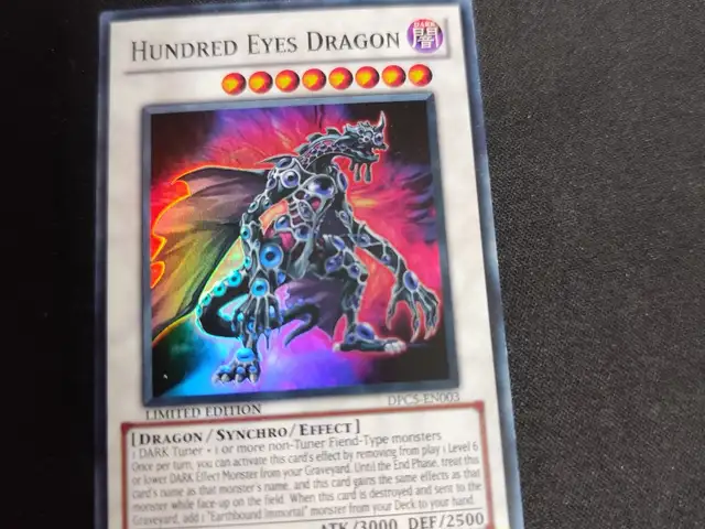 Yu-Gi-Oh Hundred Eyes Dragon card, Nicosia — Aglantzia