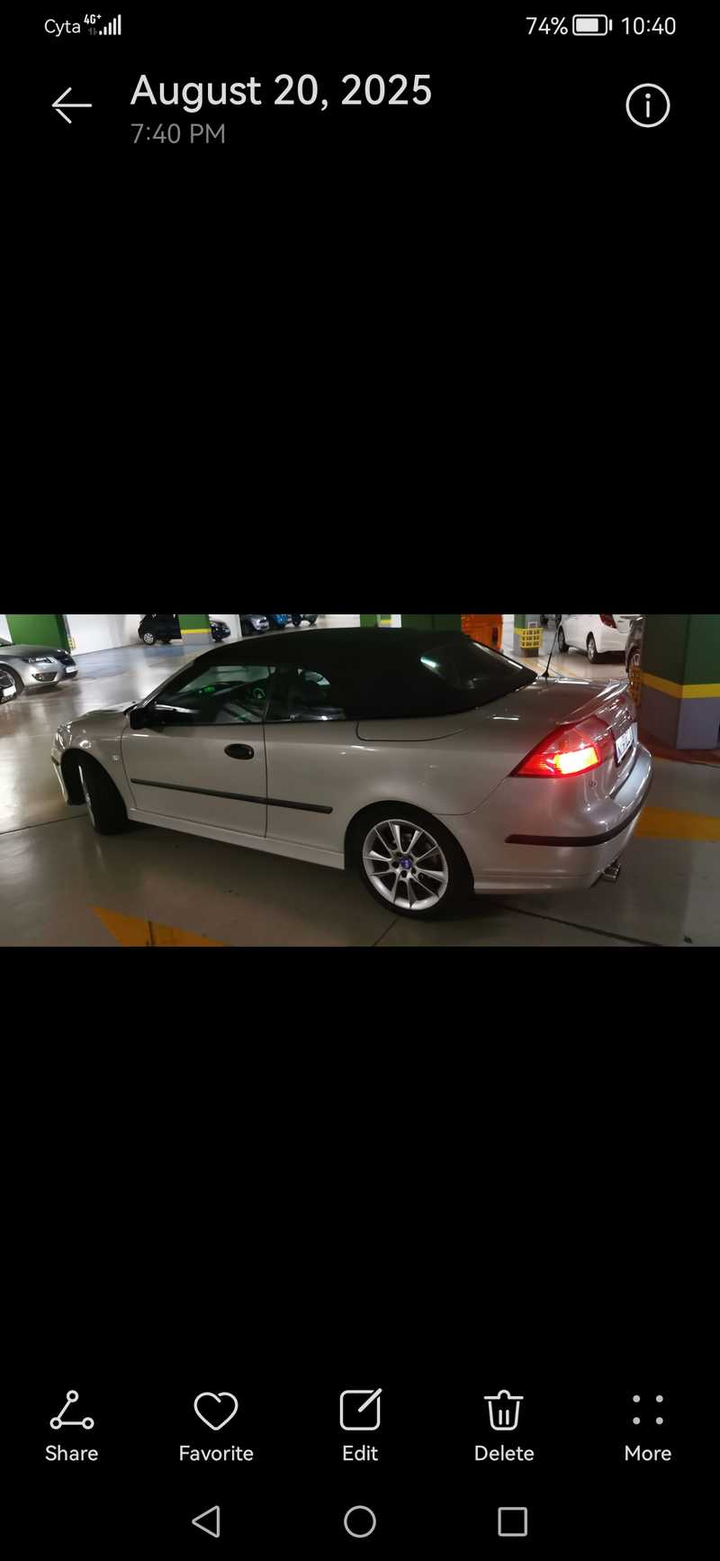 2005 Saab 9-3 2,0L 2005 Cyprus