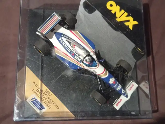 Collectable vintage Williams Renault die cast toy racecar, Famagusta — Vrysoulles