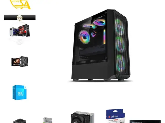 Custom 1080p gaming pc intel core i3 14100f geforce rtx 5060 16gb ddr4, Nicosia — Lakatameia - Agia Paraskevi