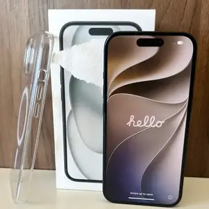 Iphone 15 | 128gb | black | 100 battery | box, cable & case | like new, Limassol — Erimi