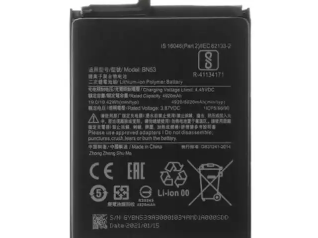 Battery-xiaomi-redmi-note-9-pro-4g-redmi-note-10-pro-4g-5020mah-bn53-oem, Επαρχία Λεμεσού — Λεμεσός - Άγιος Ιωάννης