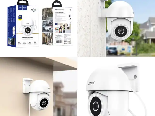 Security camera outdoor hoco d2 fhd wi-fi white, Επαρχία Λεμεσού — Άγιος Αθανάσιος