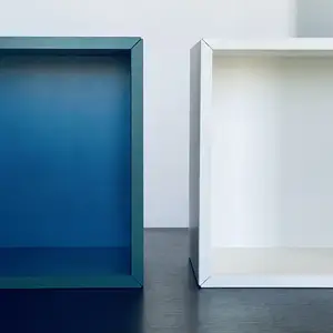 4 white & blue ikea eket 14729 square wall mounting shelving boxes, Επαρχία Λάρνακας — Περιβόλια Λάρνακας