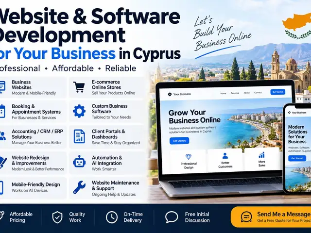 WEBSITE & SOFTWARE DEVELOPMENT CYPRUS, Επαρχία Λευκωσίας — Άγιοι Ομολογητές
