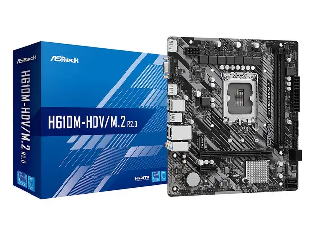 Asrock h610m-hdv/m.2 r2.0 d4 h610 lga1700 matx - 90-mxbjh0-a0uayz, Επαρχία Λευκωσίας — Άγιοι Ομολογητές