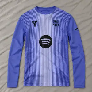 FC Barcelona Purple Long Sleeve Training Jersey Blue & Lavender Edition, Larnaca — Kiti