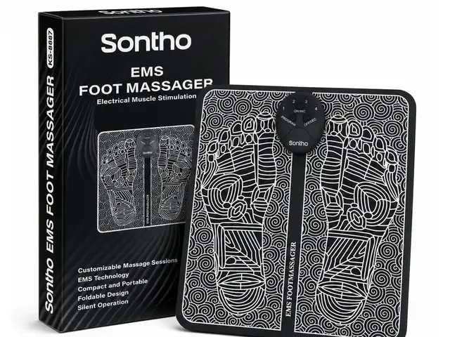 Sontho ems technology portable fold foot massager electrical muscle stimulation, Επαρχία Πάφου — Paphos - Άγιος Θεόδωρος