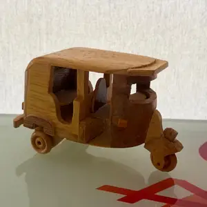 Natural handmade wooden tuk tuk handcraft gift home decor eco friendly -15x8x7cm, Επαρχία Πάφου — Paphos - Άγιος Θεόδωρος