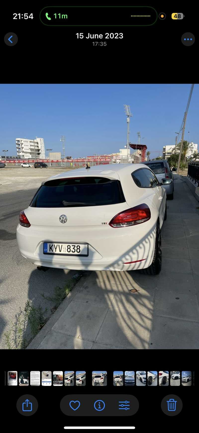 2010 Volkswagen Scirocco 1,4L 2010 Cyprus