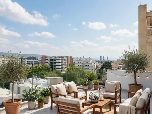 3-bedroom penthouse to rent, Επαρχία Λεμεσού — Λεμεσός - Άγιος Νικόλαος