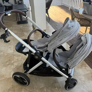 Cybex gazelle s double pram - 2 seats & extras, Paphos — Konia