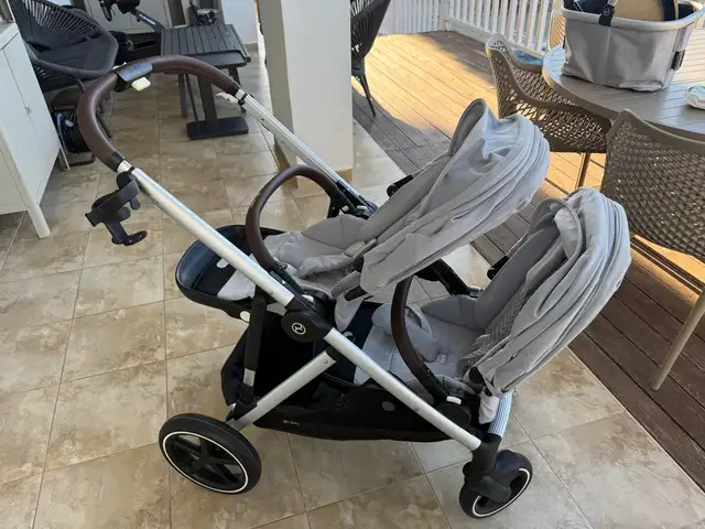 Cybex gazelle s double pram - 2 seats & extras, Paphos — Konia