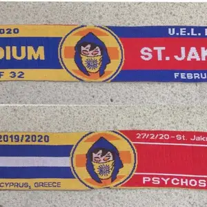 APOEL vs BASEL Psychos on tour scarf, Nicosia — Nicosia - Faneromeni
