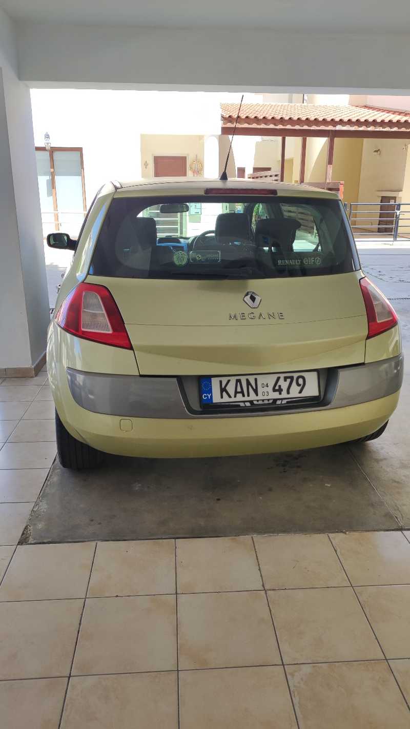 2003 Renault Megane 1,6L 2003 Cyprus