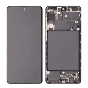 Lcd complete frame samsung a71 a715 black pulled, Limassol — Limassol - Agios Nicolaos